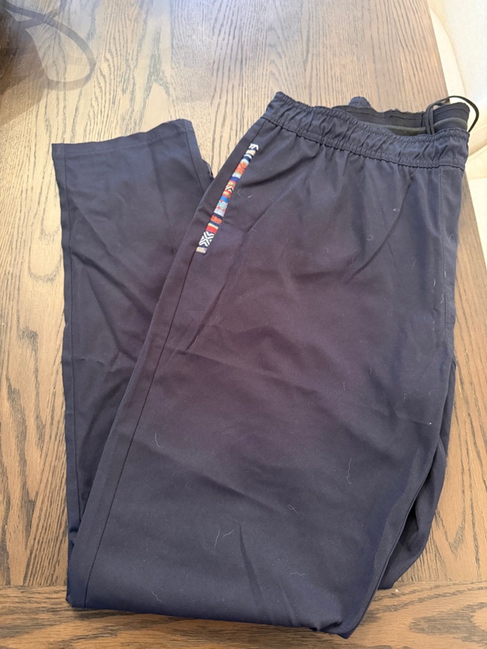 Men's Black Casual Drawstring Pants